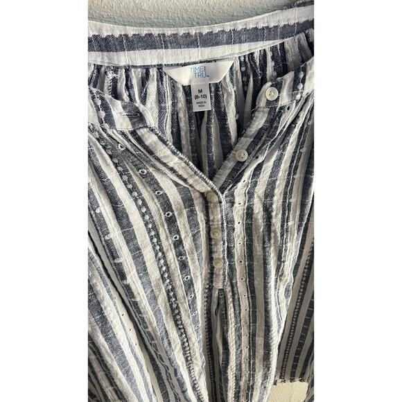 TimeTru Gray Long Sleeve Top Size Medium - Picture 5 of 5